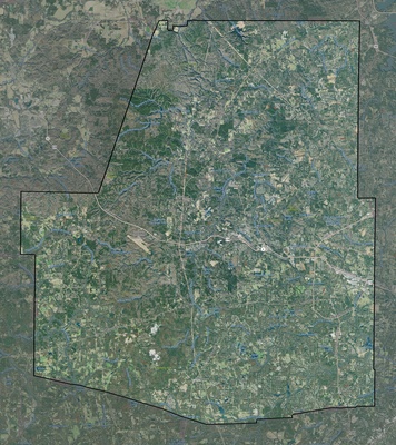Paulding County GA USGS imagery and topo map