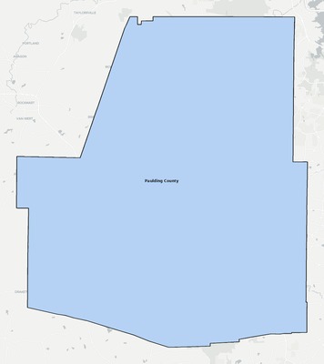 Paulding County GA school district boundaries map