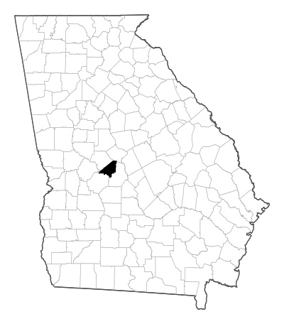 Peach County in Georgia