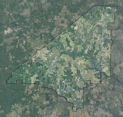 Peach County GA USGS imagery and topo map