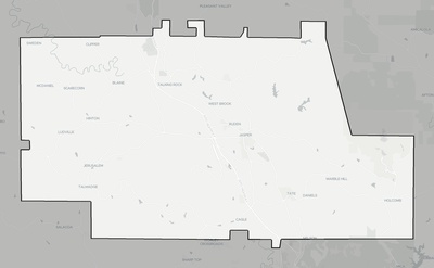 Pickens County GA county basemap context