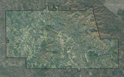 Pickens County GA USGS imagery and topo map