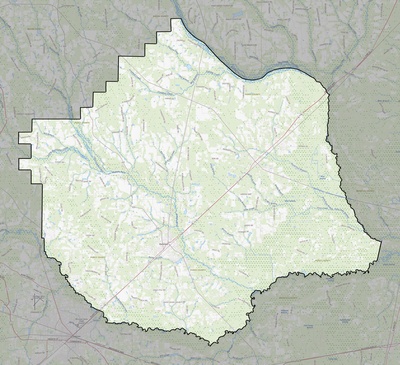 Pierce County GA USGS topo map