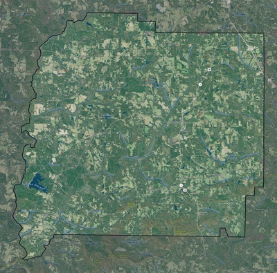 Pike County GA USGS imagery and topo map