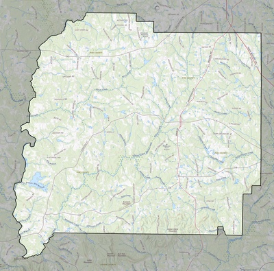 Pike County GA USGS topo map