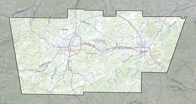 Polk County GA USGS topo map
