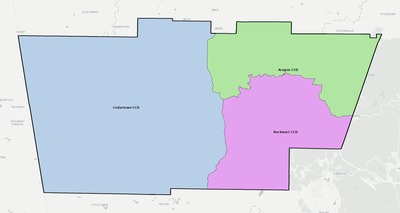 Polk County GA townships and subdivisions map