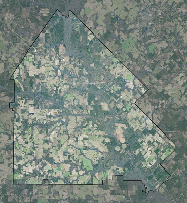 Pulaski County GA USGS imagery and topo map