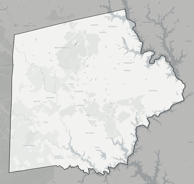 Putnam County GA county basemap context