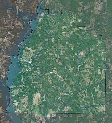 Quitman County GA USGS imagery and topo map