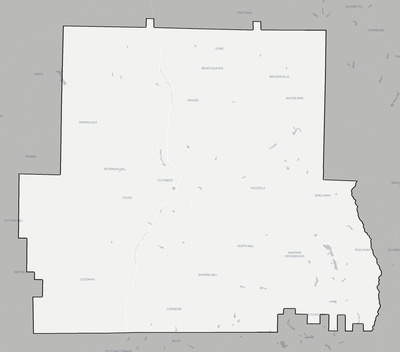 Randolph County GA county basemap context