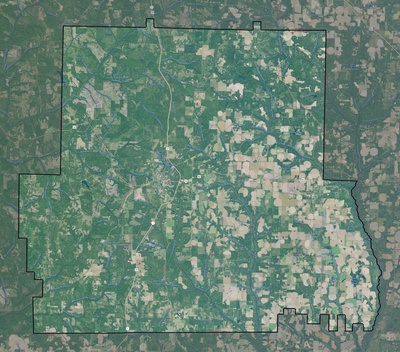 Randolph County GA USGS imagery and topo map