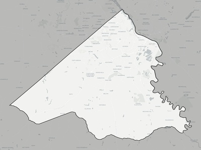 Richmond County GA county basemap context