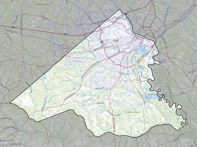 Richmond County GA USGS topo map