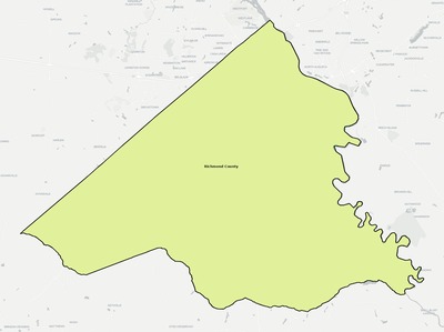 Richmond County GA school district boundaries map