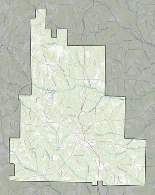 Schley County GA USGS topo map