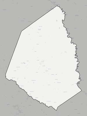 Screven County GA county basemap context