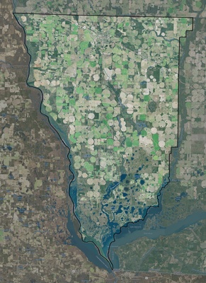 Seminole County GA USGS imagery and topo map