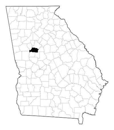 Spalding County in Georgia