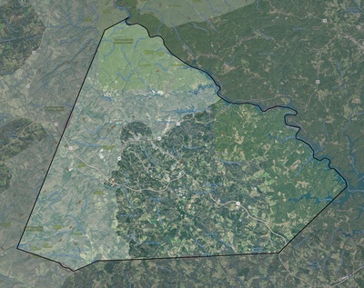 Stephens County GA USGS imagery and topo map