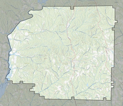 Stewart County GA USGS topo map
