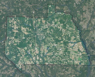 Sumter County GA USGS imagery and topo map