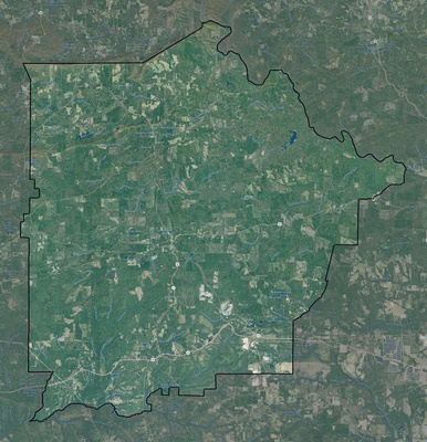 Talbot County GA USGS imagery and topo map