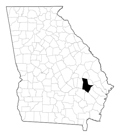 Tattnall County in Georgia