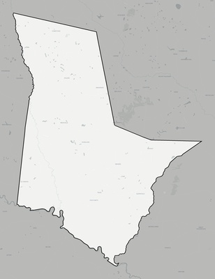 Tattnall County GA county basemap context