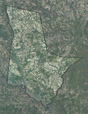 Tattnall County GA USGS imagery and topo map