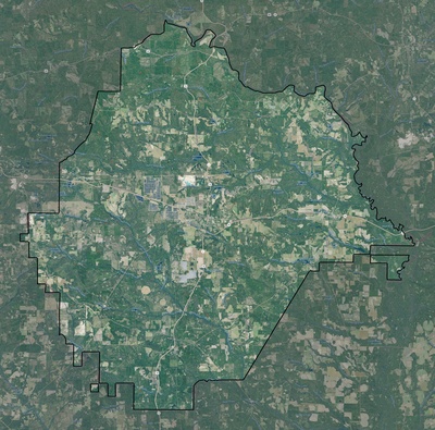 Taylor County GA USGS imagery and topo map