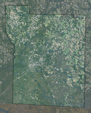 Thomas County GA USGS imagery and topo map