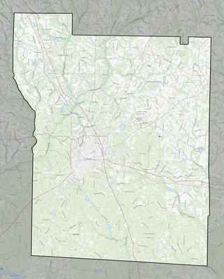 Thomas County GA USGS topo map
