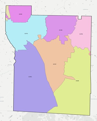 Thomas County GA ZIP code boundaries map
