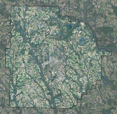 Tift County GA USGS imagery and topo map