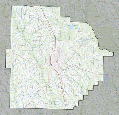 Tift County GA USGS topo map