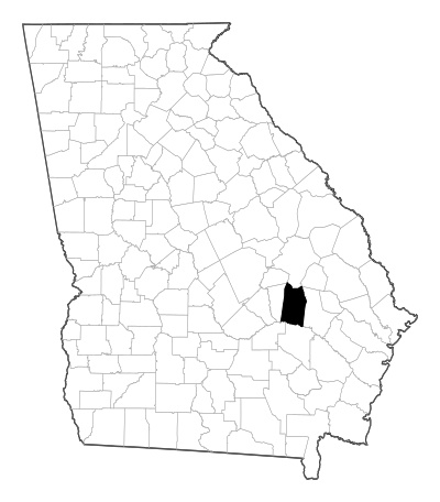 Toombs County in Georgia