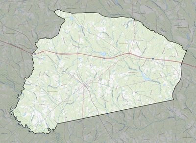 Treutlen County GA USGS topo map
