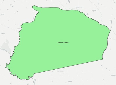 Treutlen County GA school district boundaries map
