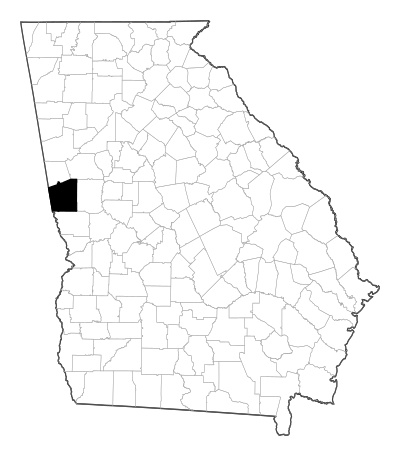 Troup County in Georgia