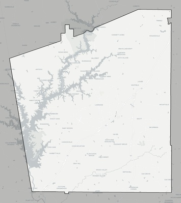 Troup County GA county basemap context