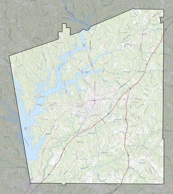 Troup County GA USGS topo map