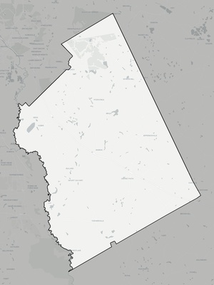 Twiggs County GA county basemap context