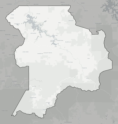 Union County GA county basemap context