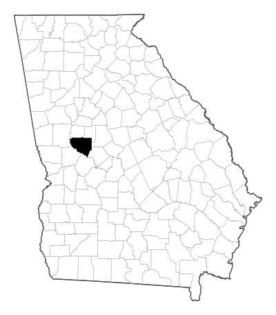 Upson County in Georgia