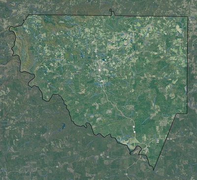 Upson County GA USGS imagery and topo map