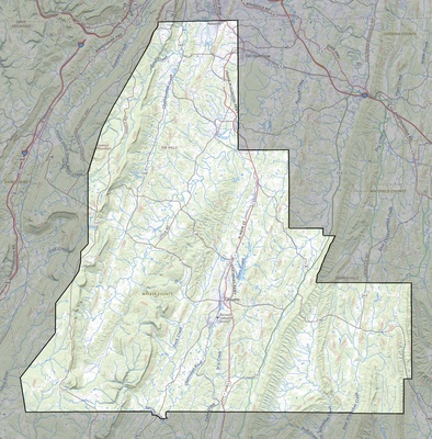 Walker County GA USGS topo map