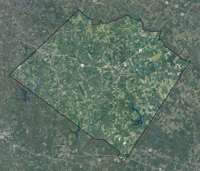 Walton County GA USGS imagery and topo map