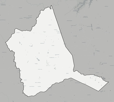Warren County GA county basemap context
