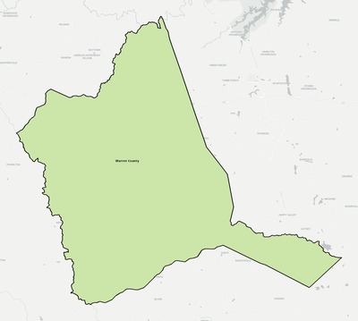 Warren County GA school district boundaries map